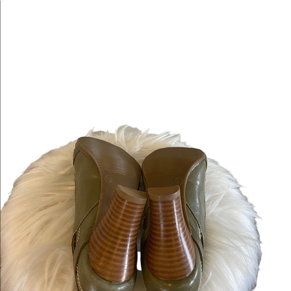 New Denver Hayes green leather heels - Picture 4 of 6